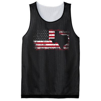 American Flag Texas 4th Of July Vintage Gift Mesh Reversible Basketball Jersey Tank