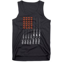 American Flag Trap Shooting Funny Skeet Sport Gift Tank Top