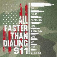 All Faster Than Dialing 911 American Flag Gun Lover Legacy Tie Dye Trucker Hat