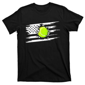 American Flag Tennis Apparel Tennis T-Shirt