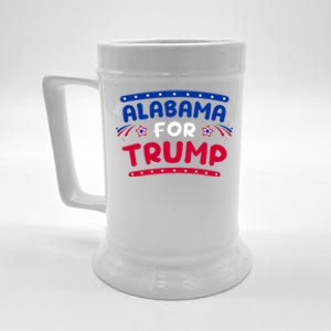 Alabama For Trump Fireworks 4th Of July Cool Gift Beer Stein