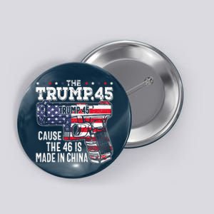 American Flag The Trump 45 Button