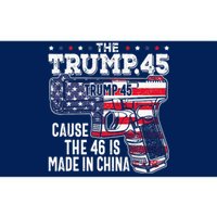 American Flag The Trump 45 Bumper Sticker