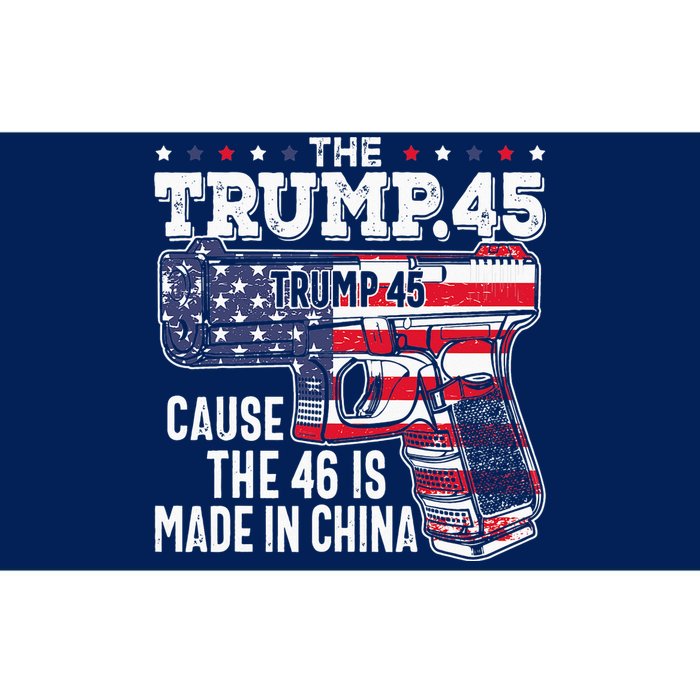 American Flag The Trump 45 Bumper Sticker