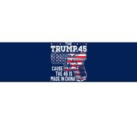 American Flag The Trump 45 Bumper Sticker