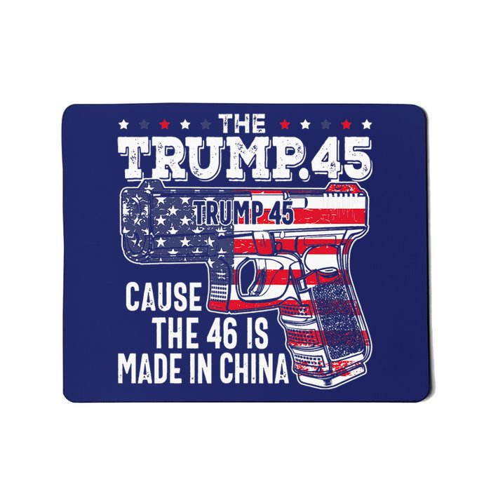 American Flag The Trump 45 Mousepad