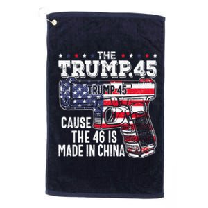 American Flag The Trump 45 Platinum Collection Golf Towel