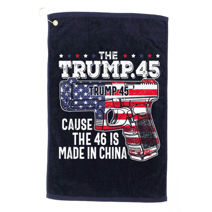 American Flag The Trump 45 Platinum Collection Golf Towel