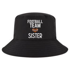 American Football Team Sister Family Match Sis Cool Gift Cool Comfort Performance Bucket Hat