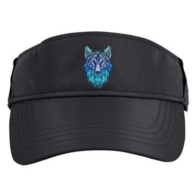 Arctic Fox Tribal Face Ornaments Antarctica Animal Fox Adult Drive Performance Visor
