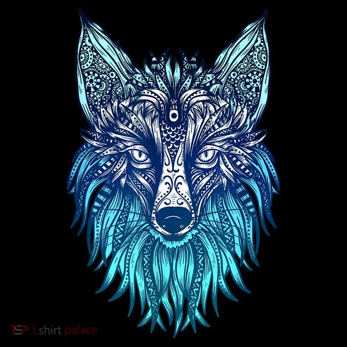 Arctic Fox Tribal Face Ornaments Antarctica Animal Fox Flatbill Hat