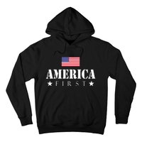 America First Trump 2024 America First 4th July Day Hoodie