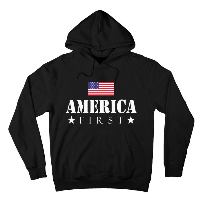 America First Trump 2024 America First 4th July Day Hoodie