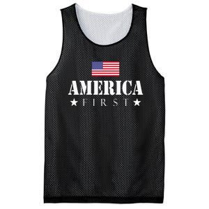 America First Trump 2024 America First 4th July Day Mesh Reversible Basketball Jersey Tank