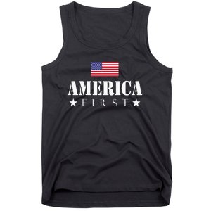 America First Trump 2024 America First 4th July Day Tank Top