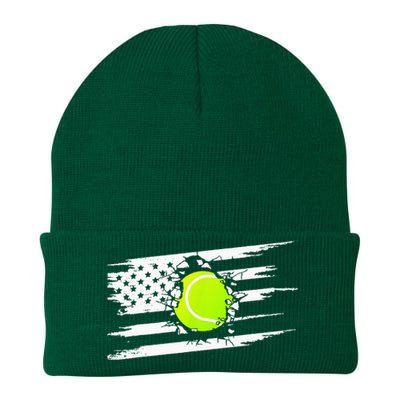 American Flag Tennis Apparel Tennis Knit Cap Winter Beanie