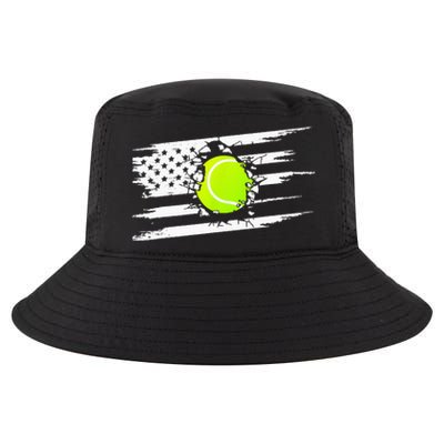 American Flag Tennis Apparel Tennis Cool Comfort Performance Bucket Hat