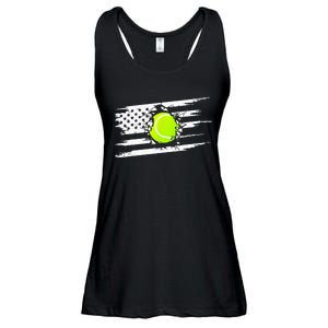 American Flag Tennis Apparel Tennis Ladies Essential Flowy Tank