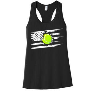 American Flag Tennis Apparel Tennis Women's Racerback Tank