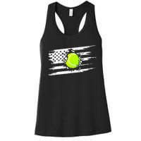 American Flag Tennis Apparel Tennis Women's Racerback Tank