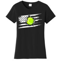 American Flag Tennis Apparel Tennis Women's T-Shirt