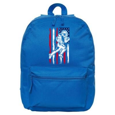American Football Team Cool Gift Us American Flag Football Gift 16 in Basic Backpack