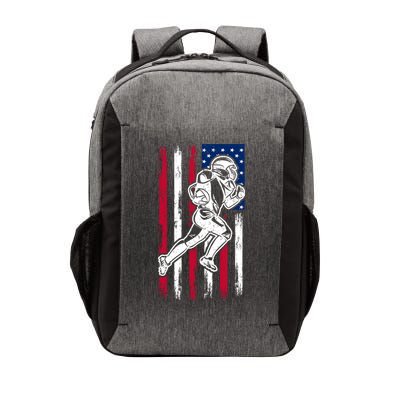 American Football Team Cool Gift Us American Flag Football Gift Vector Backpack