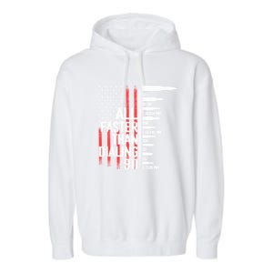 All Faster Than Dialing 911 American Flag Funny Gun Owner Gift Garment-Dyed Fleece Hoodie