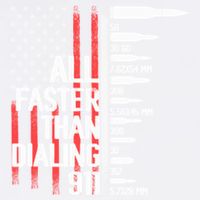 All Faster Than Dialing 911 American Flag Funny Gun Owner Gift Garment-Dyed Sweatshirt