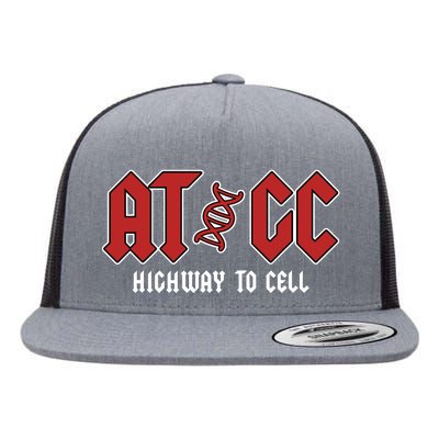 Atgc Funny Teacher Student Biology Flat Bill Trucker Hat