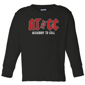 Atgc Funny Teacher Student Biology Toddler Long Sleeve Shirt