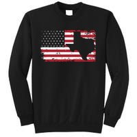 American Flag Texas 4th Of July Vintage Gift Retro Sweatshirt