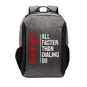 All Faster Than Dialing 911 Vector Backpack