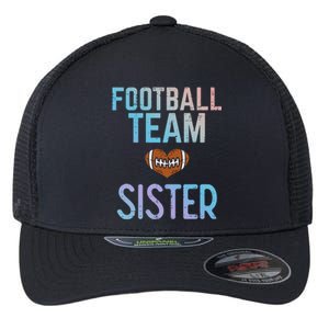 American Football Team Sister Family Match Sis Gift Flexfit Unipanel Trucker Cap