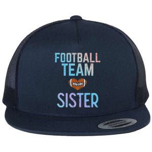 American Football Team Sister Family Match Sis Gift Flat Bill Trucker Hat