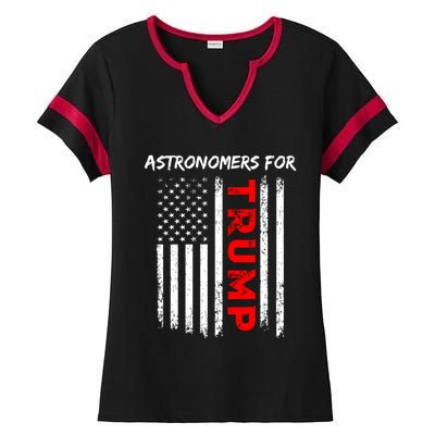 Astronomers For Trump Take America Back Cool Gift Ladies Halftime Notch Neck Tee