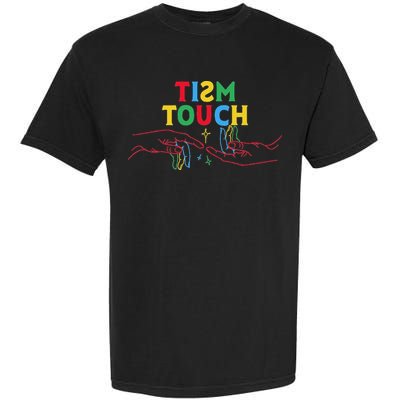 Autism Funny Tism Touch Autistic Meme Autism Awareness Garment-Dyed Heavyweight T-Shirt