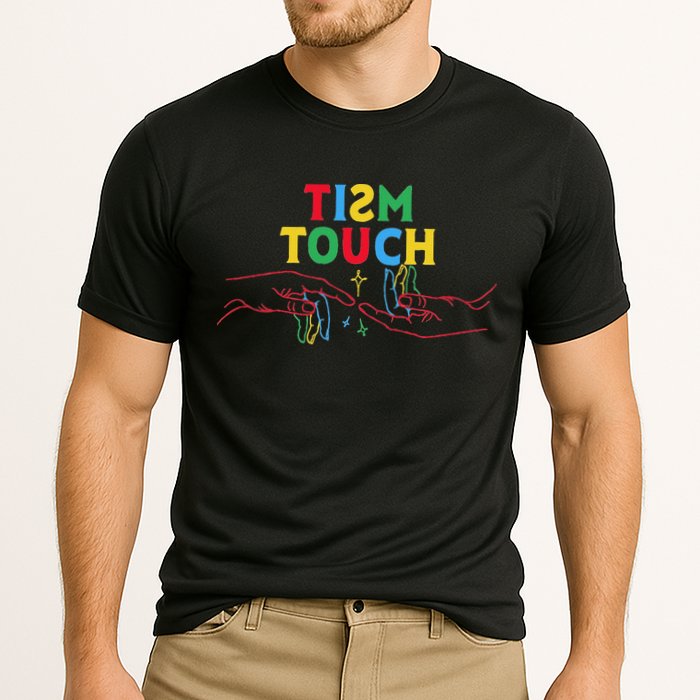 Autism Funny Tism Touch Autistic Meme Autism Awareness Cooling Performance Crew T-Shirt