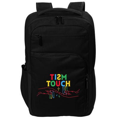 Autism Funny Tism Touch Autistic Meme Autism Awareness Impact Tech Backpack