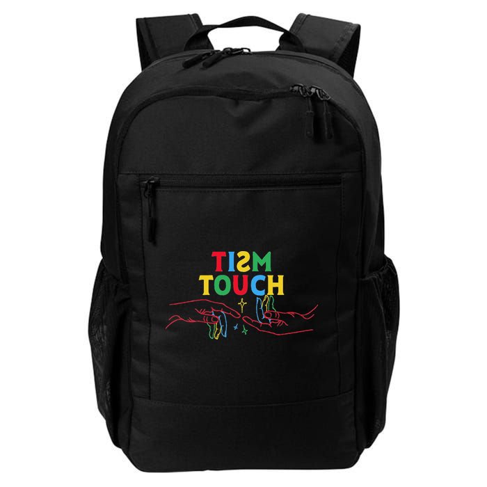 Autism Funny Tism Touch Autistic Meme Autism Awareness Backpack