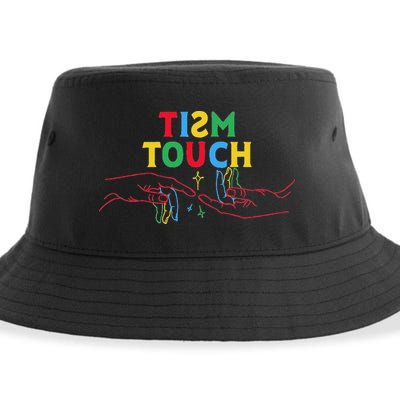 Autism Funny Tism Touch Autistic Meme Autism Awareness Sustainable Bucket Hat