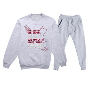 Atlanta Football Take Over Your Trap Premium Crewneck Sweatsuit Set