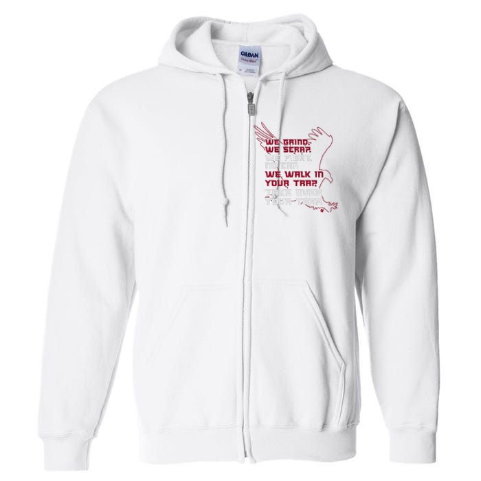 Atlanta Football Take Over Your Trap Full Zip Hoodie