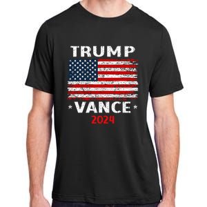 America Flag Trump Vance 2024 Vp Vice President Adult ChromaSoft Performance T-Shirt