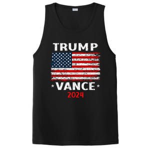 America Flag Trump Vance 2024 Vp Vice President PosiCharge Competitor Tank