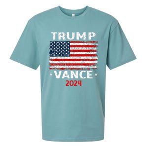 America Flag Trump Vance 2024 Vp Vice President Sueded Cloud Jersey T-Shirt