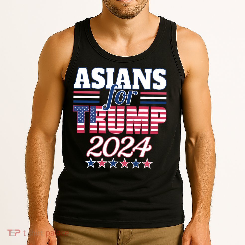 Asians For Trump Pro Trump 2024 Election Trump Supporter Tank Top