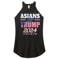 Asians For Trump Pro Trump 2024 Election Trump Supporter Women's Perfect Tri Rocker Tank