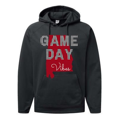 Alabama Football Tailgate Game Day Vibes Fall Performance Fleece Hoodie