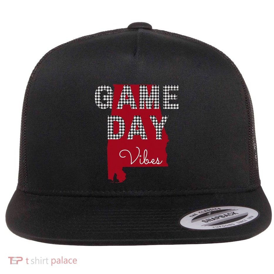 Alabama Football Tailgate Game Day Vibes Fall Flatbill Hat